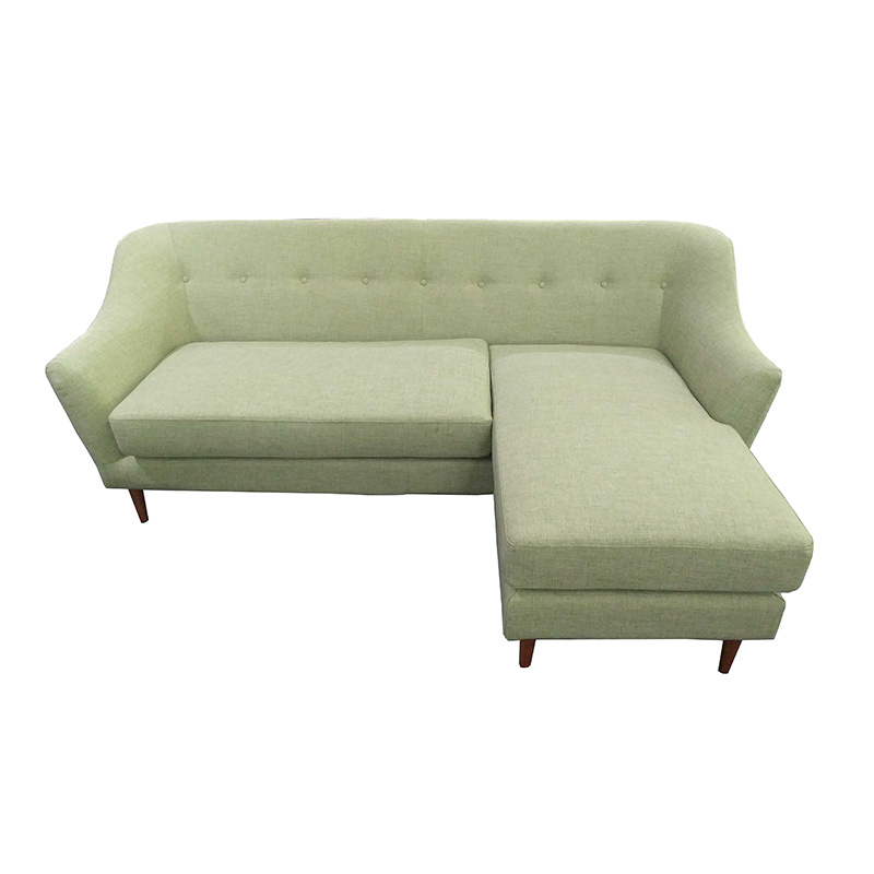 Modern Nordic L Shape Sofa Green Color