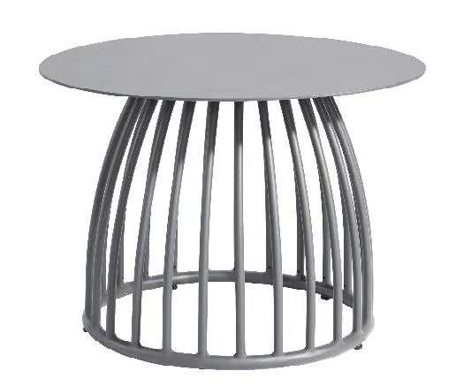 outdoor aluminum powder coating roundcoffee table 