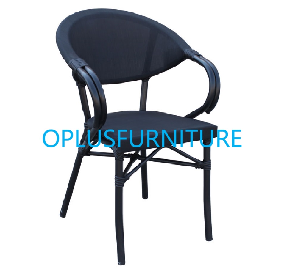 factory direct wholesale modern black frame french bistro chair in teslin