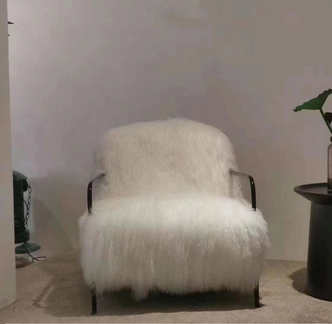 MODERN HOME FURNITURE PROJECT PUBLIC AREA  CUSTOMIZED LEISURE FUR CHAIR